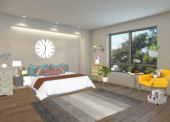 #grandmas bedroom Design Rendering