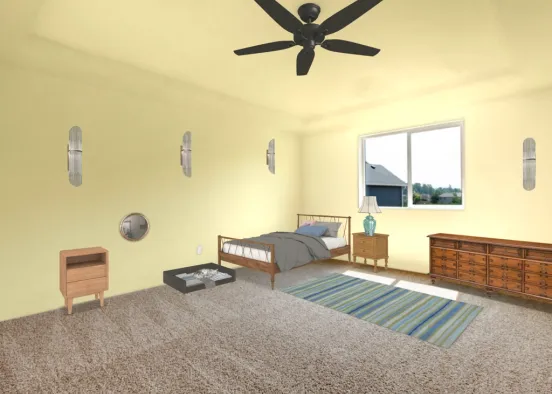 This is what my new room looks like after we move! Design Rendering