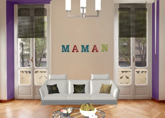 Salon maman  Design Rendering