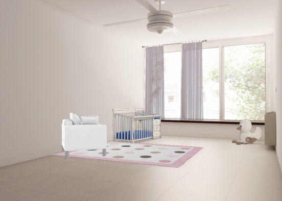 Baby  Room Design Rendering