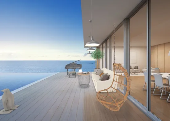 Balcony  Design Rendering