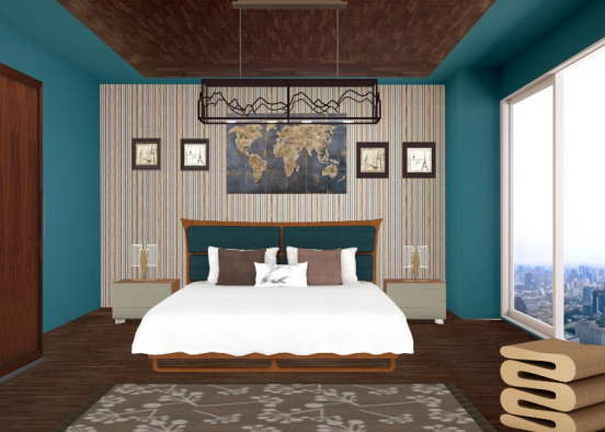Camera da letto #7 Design Rendering