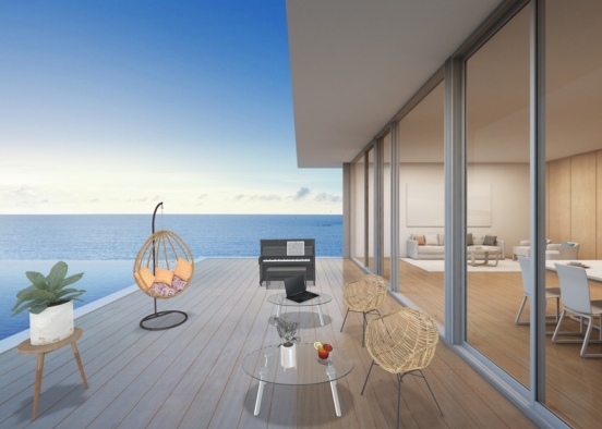 House near the sea view Design Rendering