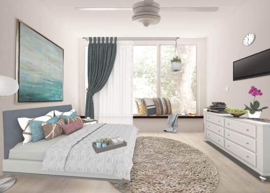 My wonderful bedroom 💎💙 Design Rendering