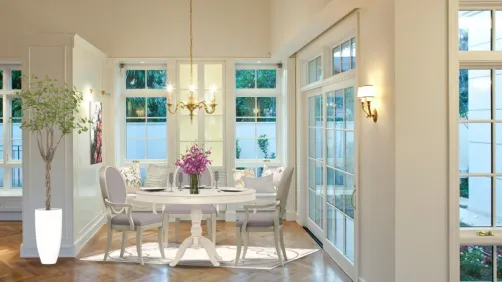 Dining in English style 