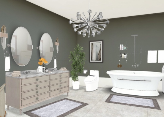 Cozy bathroom 🚽 🌊  Design Rendering