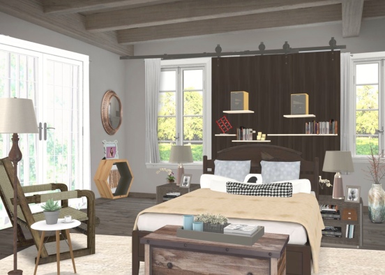 bedroom cabin  Design Rendering