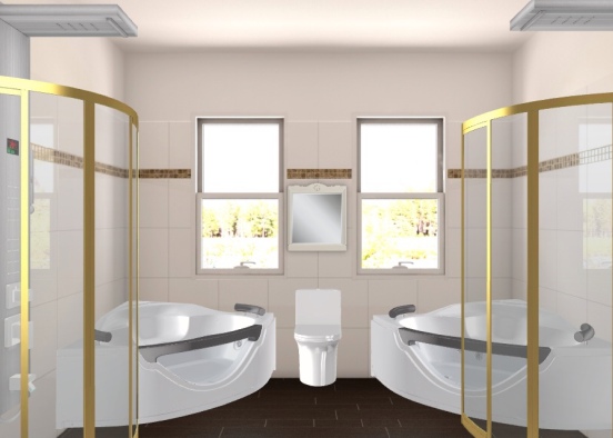 rich bathroom  Design Rendering