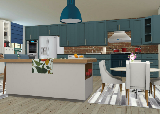 Amazing kitchen Design Rendering