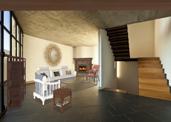 Expensive Living Room Design Rendering