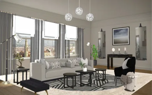 Taupe of the line living room.