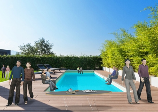 pool party 🐬🐳🐋 Design Rendering