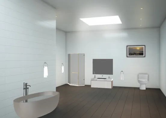 main bathroom  Design Rendering