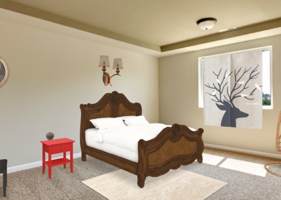 cozy bedroom  Design Rendering