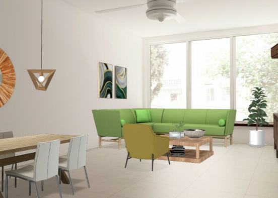 Sala de estar 2 Design Rendering