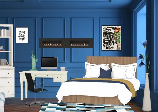 Blue's Bed Room #6 Design Rendering