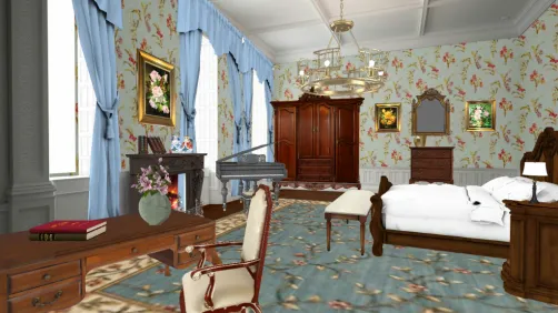 Russian empress bedroom