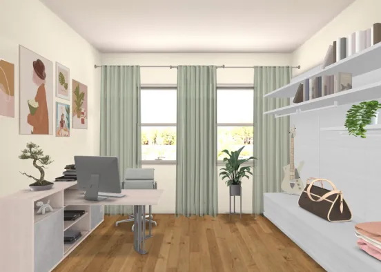 small office  Design Rendering