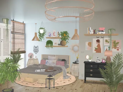 Boho girl room 