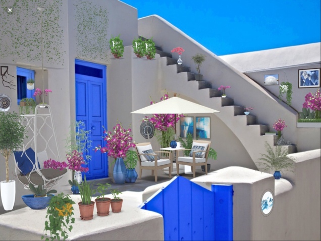 Santorini Patio...by Kymphotog 