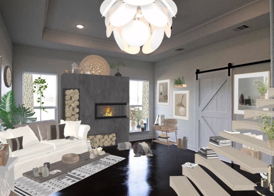 Danish Livingroom…by Kymphotog  Design Rendering