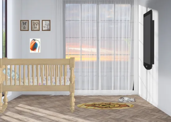 small but a cute nursery Design Rendering