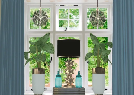 Window Homestyling, Swedish Country Living Style with Modern Twist Design Rendering