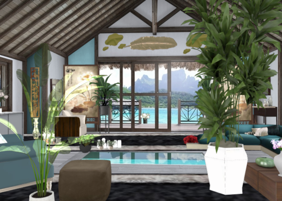 Relax resort Design Rendering