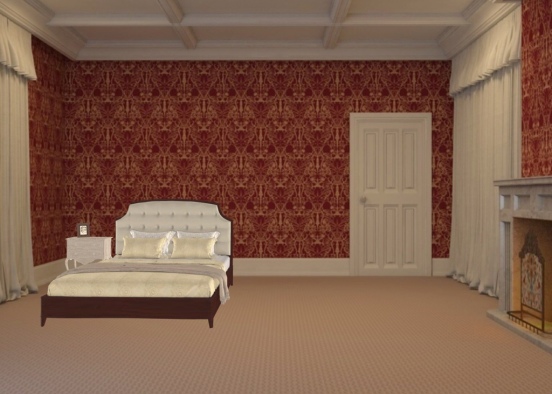 Antique Master Bedroom 2 Design Rendering