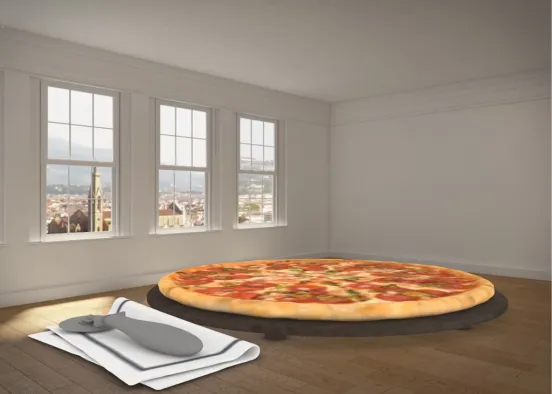 pizza room Design Rendering