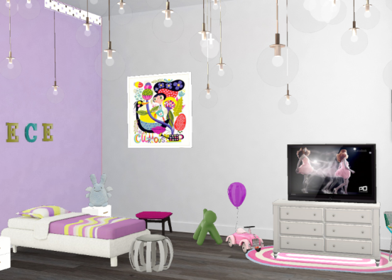 Cecelia's Room Design Rendering