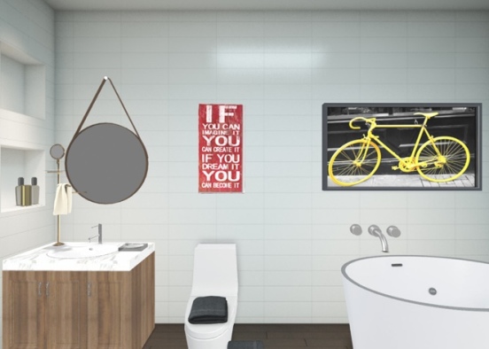 J&L bathroom!! what do you think? Design Rendering