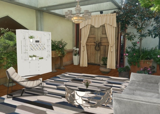 relaxation room Design Rendering