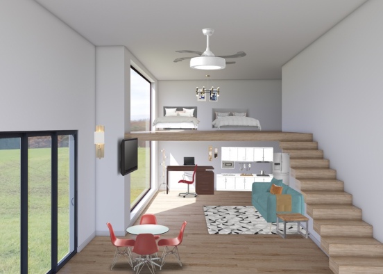 dorm or apartment  Design Rendering