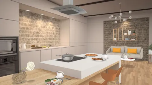 кухня-гостиная 