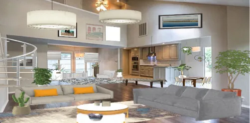 Casa com dois ambientes