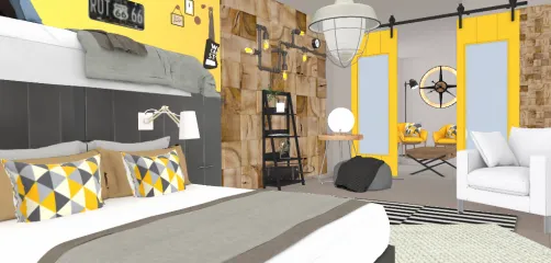 Hostel  room for younger people
