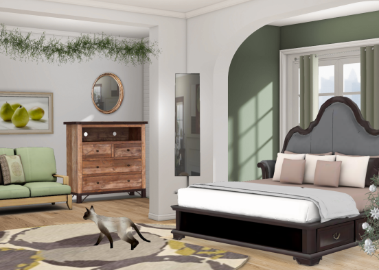 Bedroom forest Design Rendering