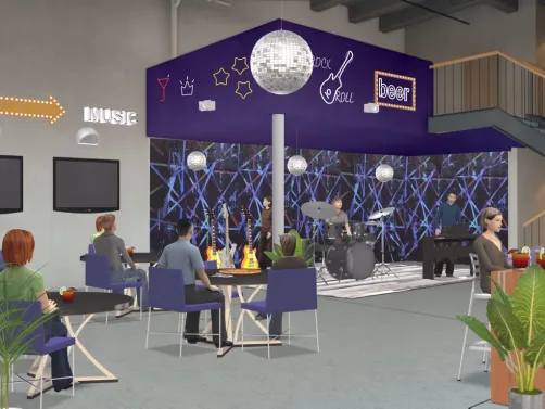 My band is playing tonight!