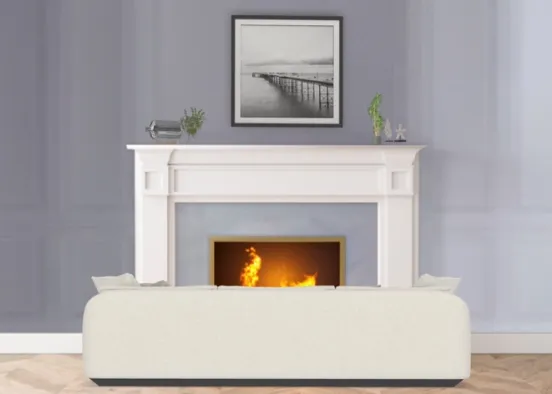 fire place Design Rendering