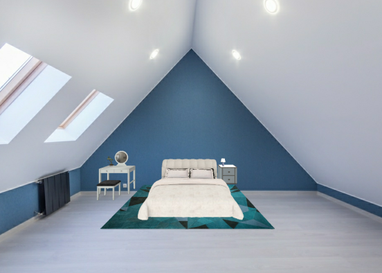 Modern  bedroom for adults! Design Rendering