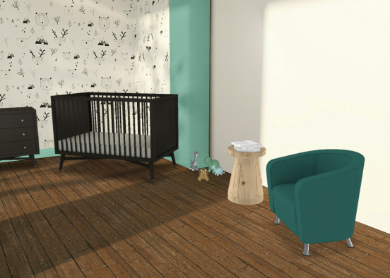 Baby nursery  Design Rendering