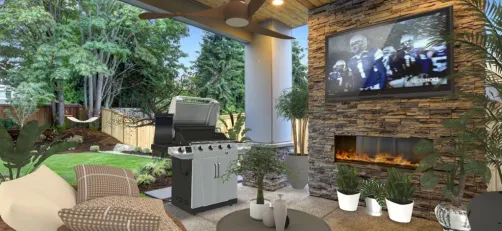 Back patio