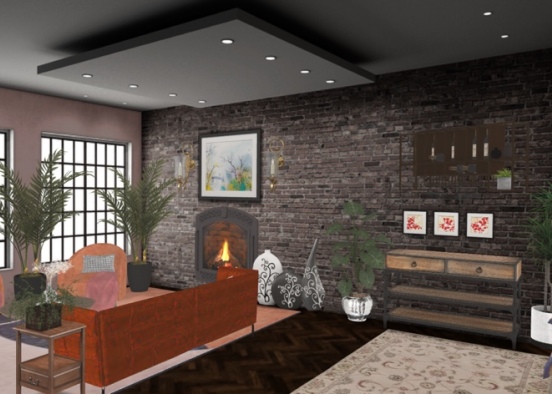 Loft Living  Design Rendering