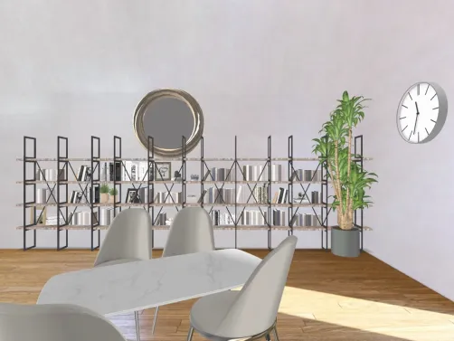 Beach House home library 