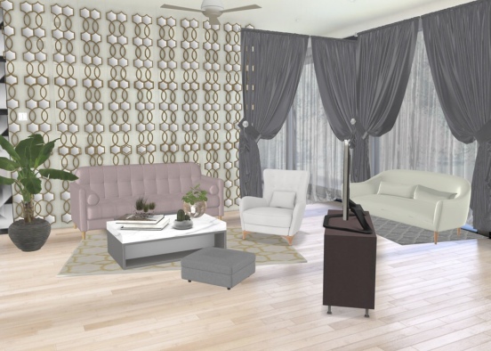Lil Living Room Design Rendering
