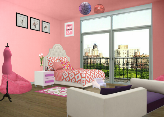 Pink Love Design Rendering