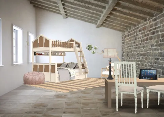 kids dream bedroom Design Rendering