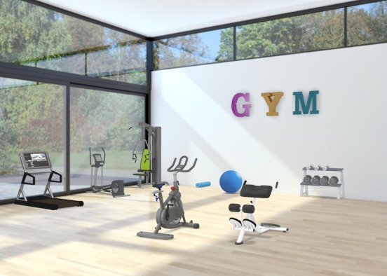 Gym Design Rendering