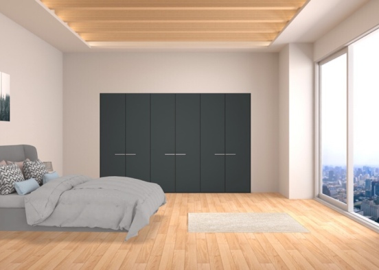 spare bedroom  Design Rendering